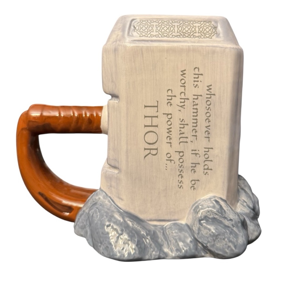 Marvel Avengers Thor Hammer Ceramic Mug - Picture 4 of 7